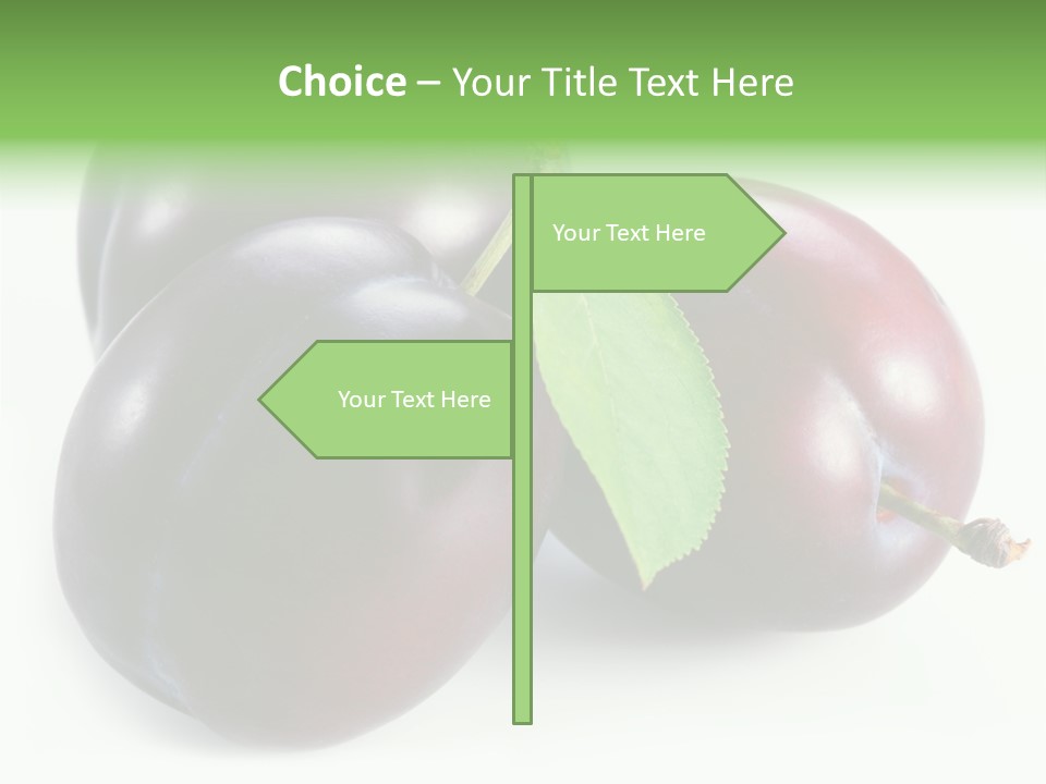 Food Close Up Fresh PowerPoint Template