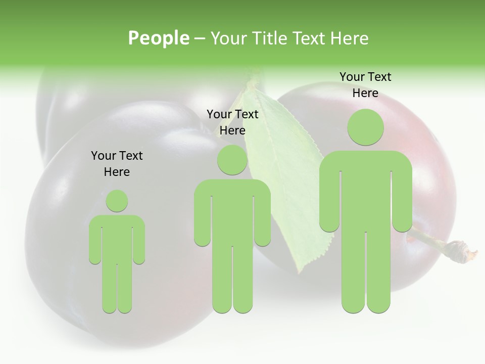 Food Close Up Fresh PowerPoint Template