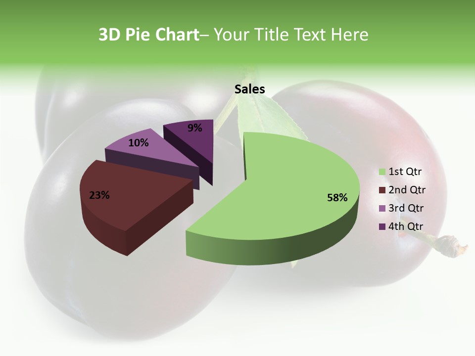 Food Close Up Fresh PowerPoint Template