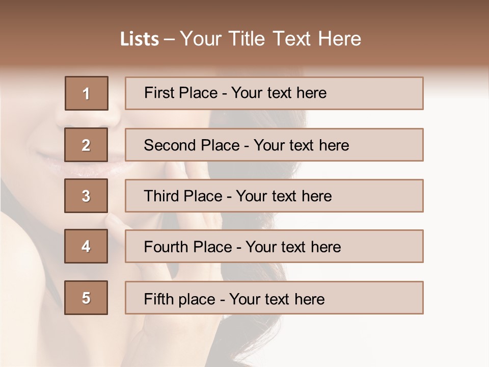 Charming Woman Studio PowerPoint Template