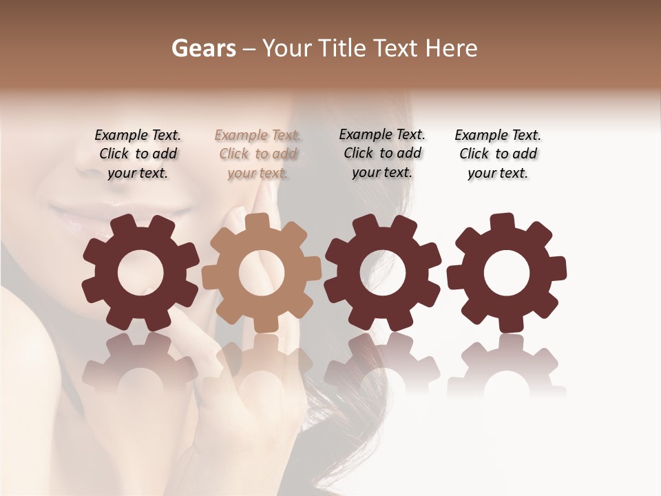 Charming Woman Studio PowerPoint Template