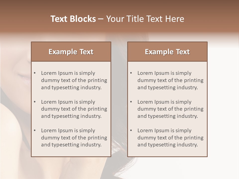 Charming Woman Studio PowerPoint Template