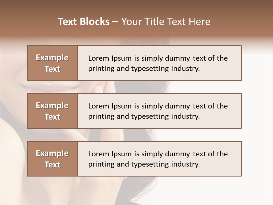 Charming Woman Studio PowerPoint Template