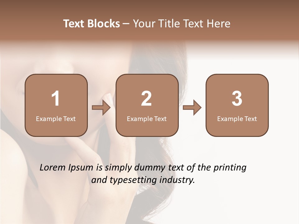 Charming Woman Studio PowerPoint Template