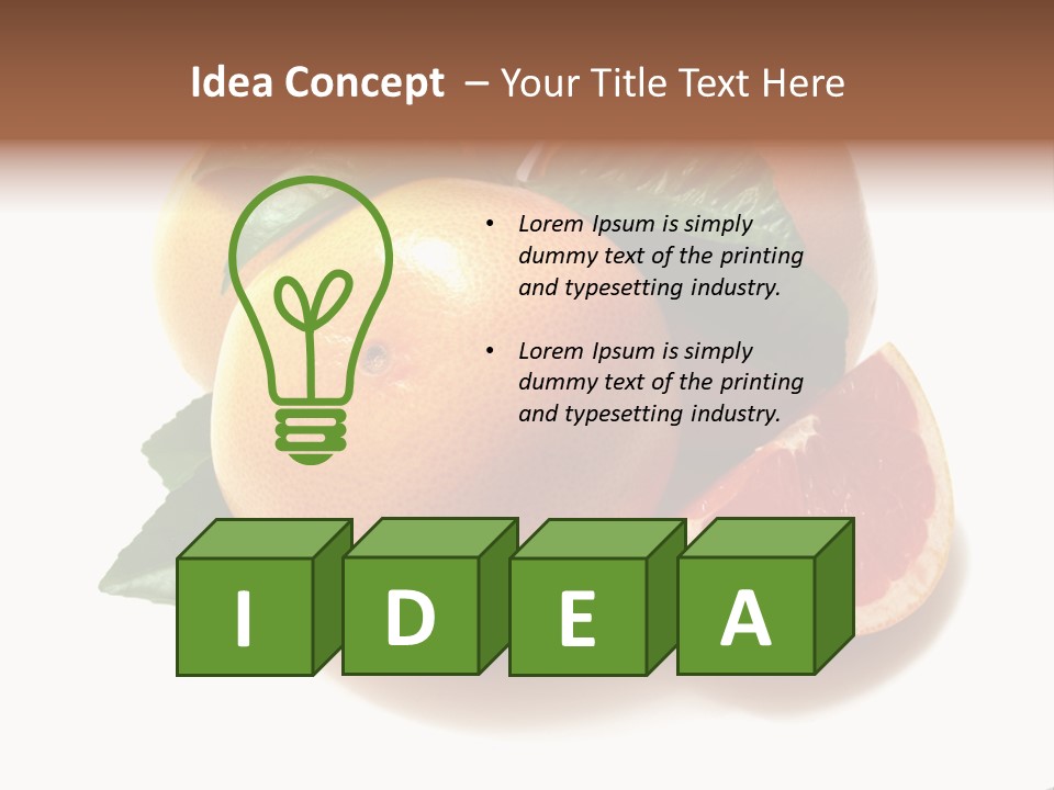 Breakfast Vibrant Vegetarian PowerPoint Template