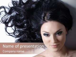 Close Up Bright Skin PowerPoint Template