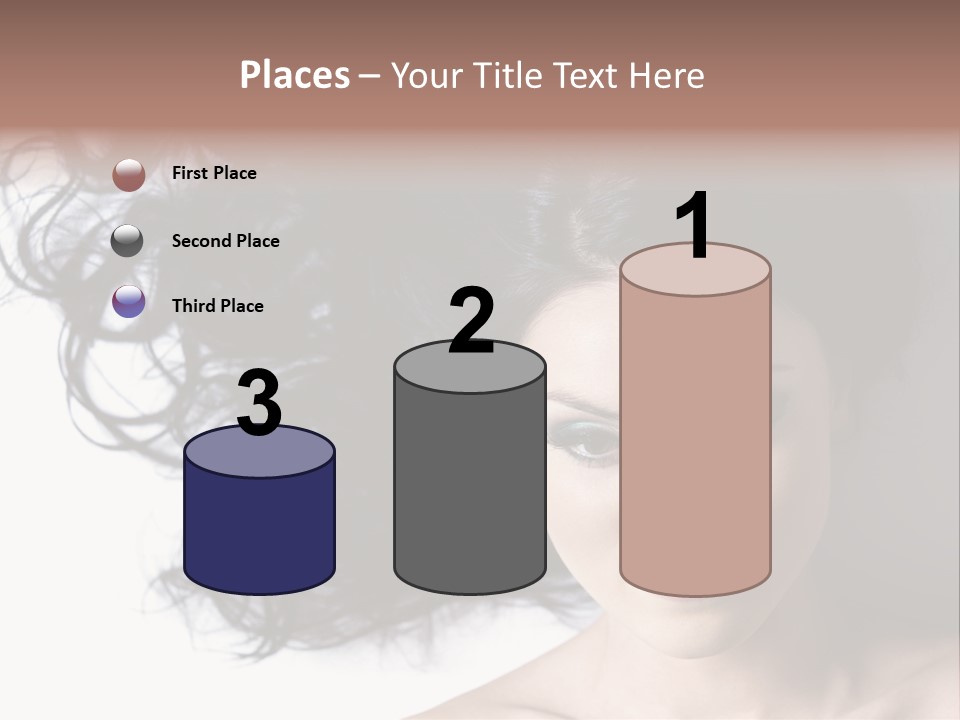 Close Up Bright Skin PowerPoint Template