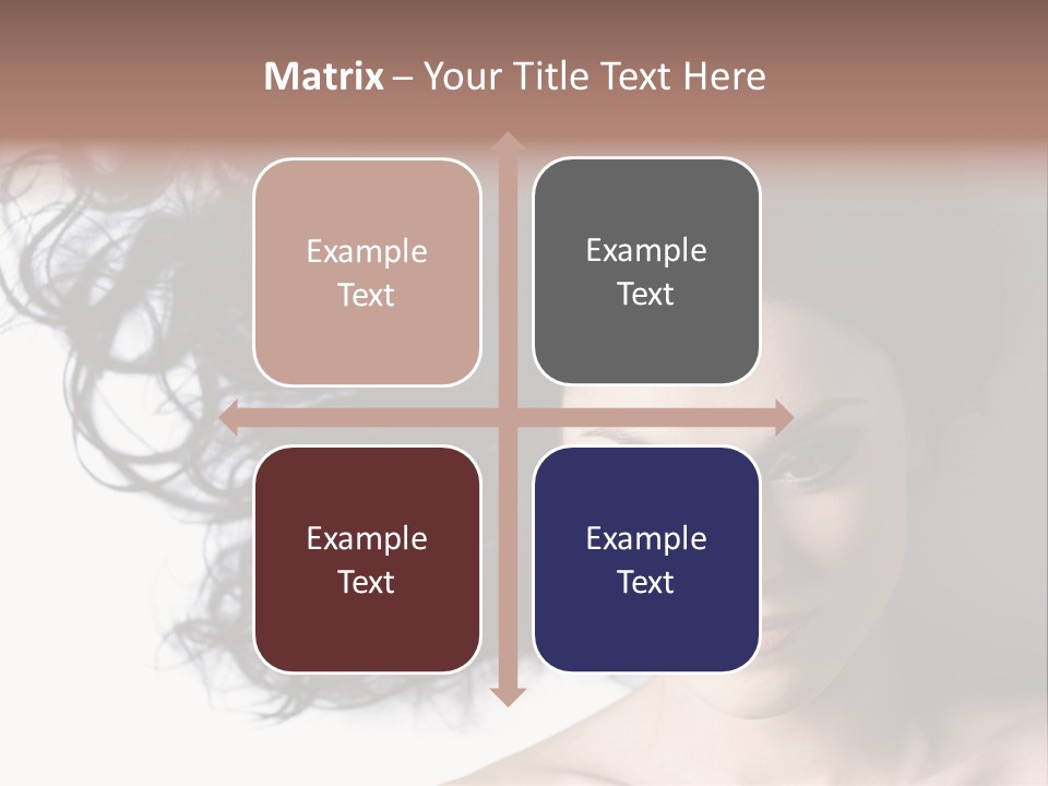 Close Up Bright Skin PowerPoint Template