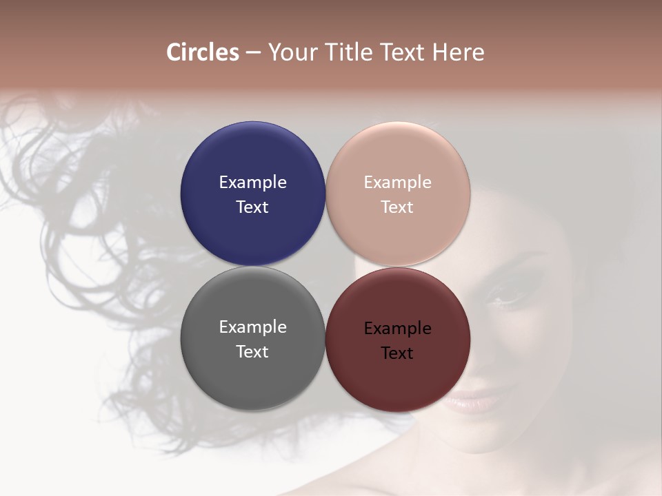 Close Up Bright Skin PowerPoint Template