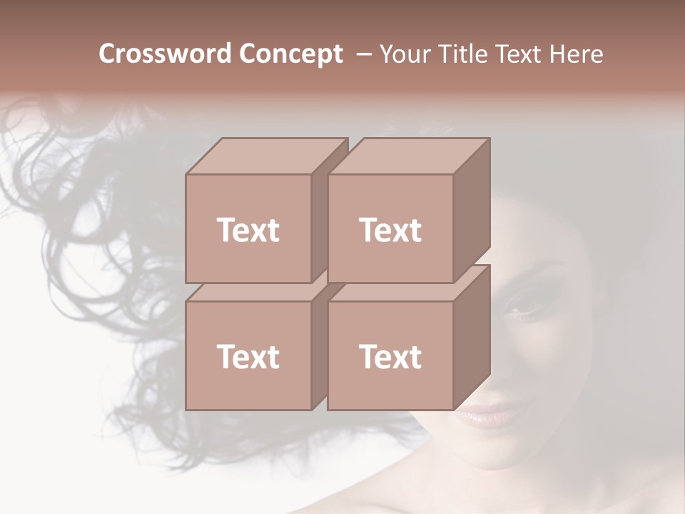 Close Up Bright Skin PowerPoint Template