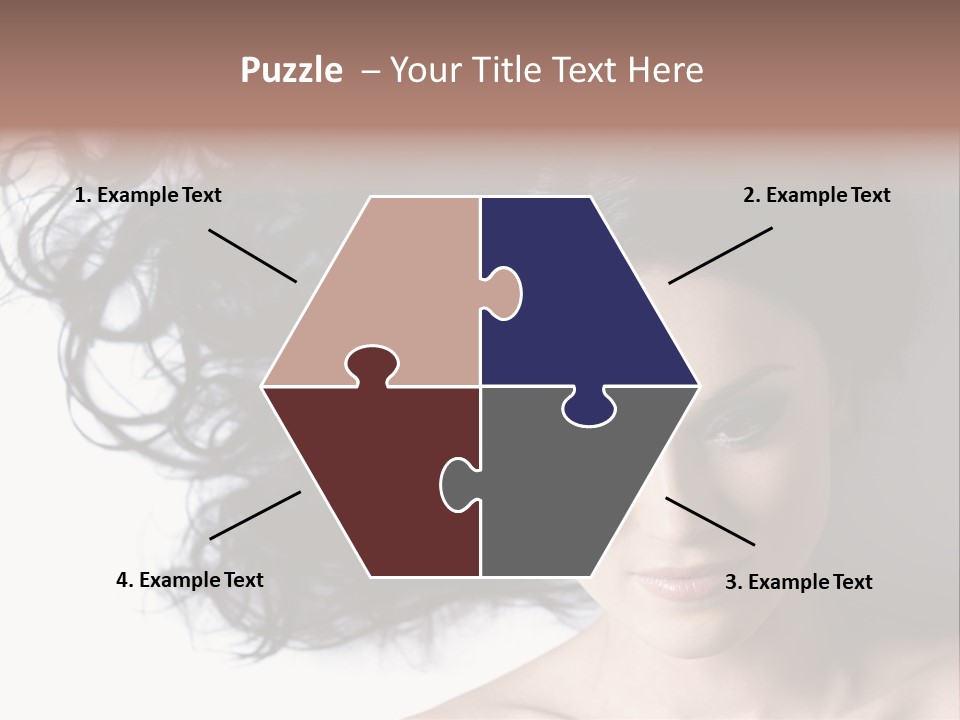 Close Up Bright Skin PowerPoint Template