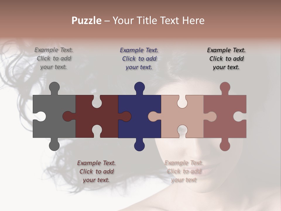 Close Up Bright Skin PowerPoint Template