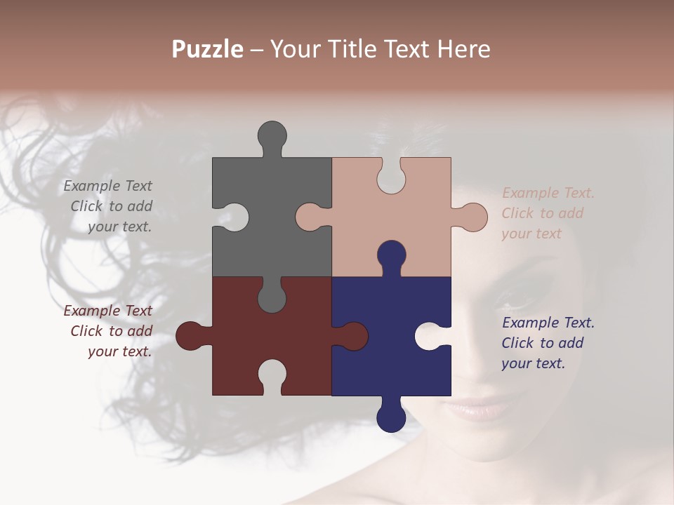 Close Up Bright Skin PowerPoint Template