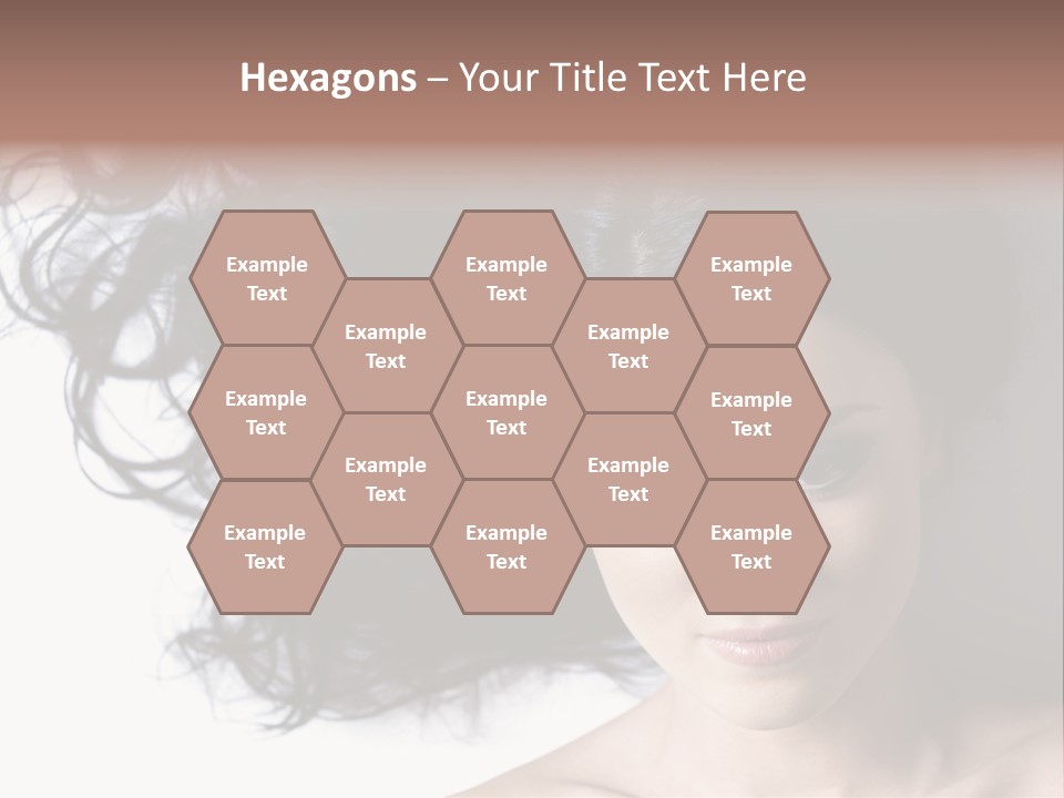 Close Up Bright Skin PowerPoint Template