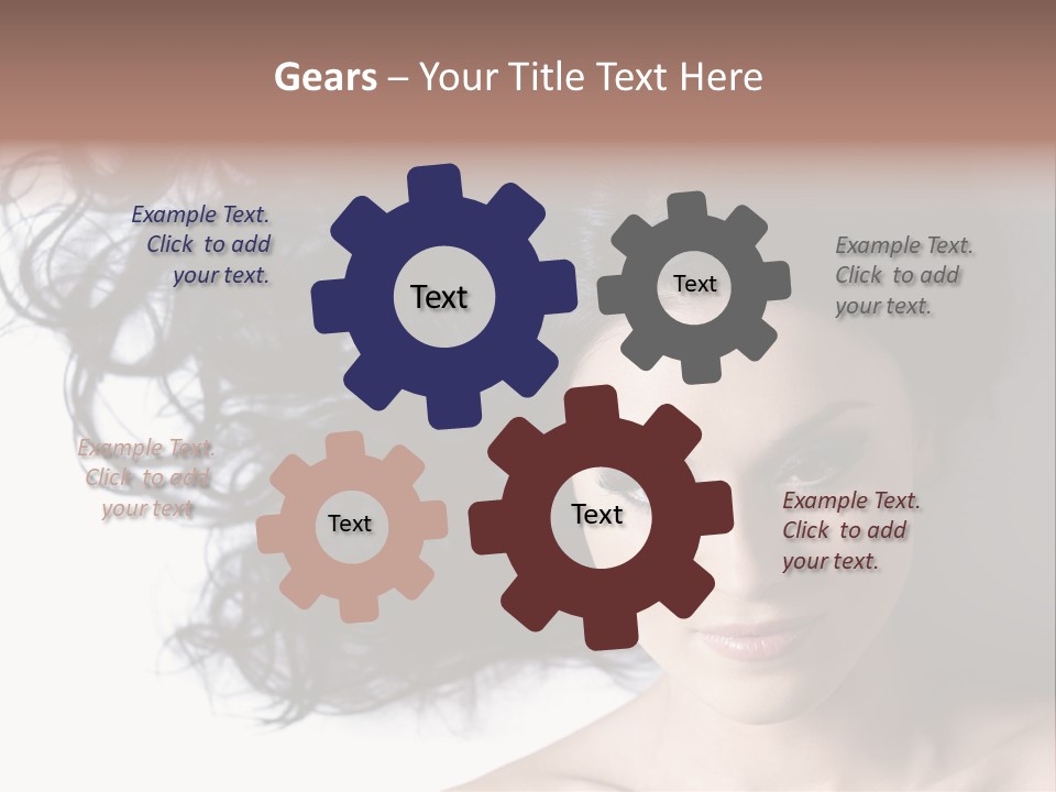 Close Up Bright Skin PowerPoint Template