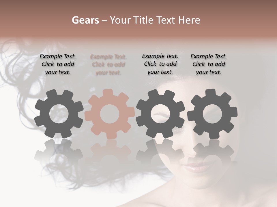 Close Up Bright Skin PowerPoint Template