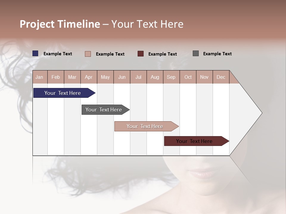 Close Up Bright Skin PowerPoint Template