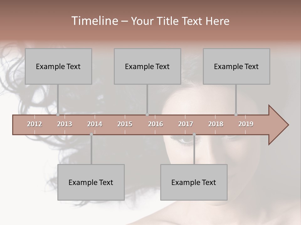 Close Up Bright Skin PowerPoint Template