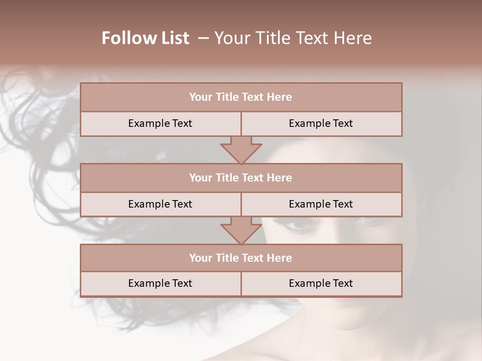Close Up Bright Skin PowerPoint Template