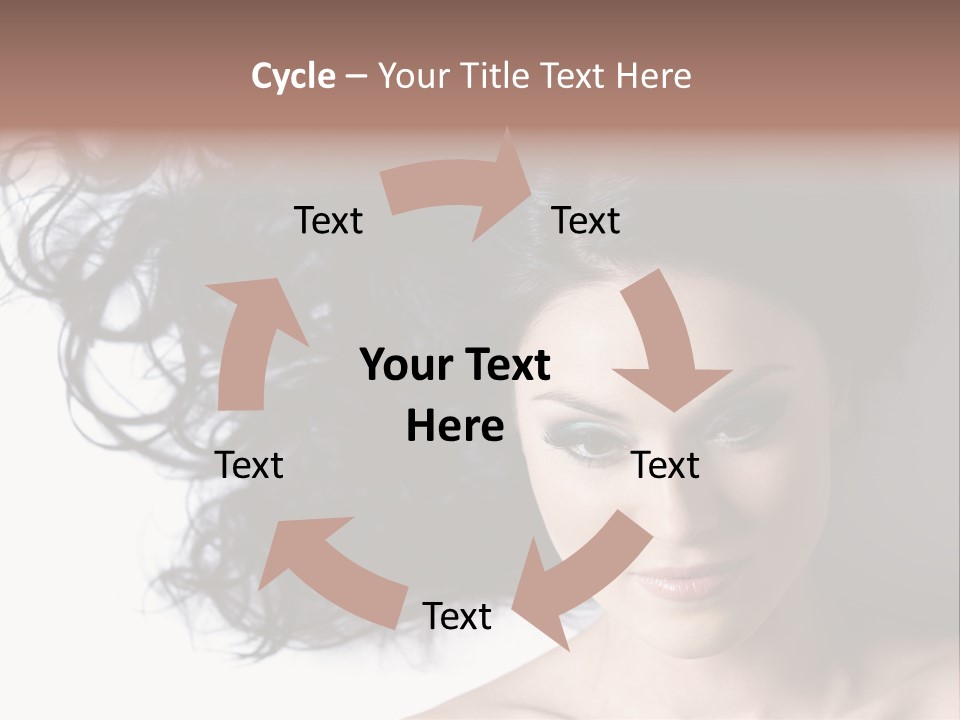 Close Up Bright Skin PowerPoint Template