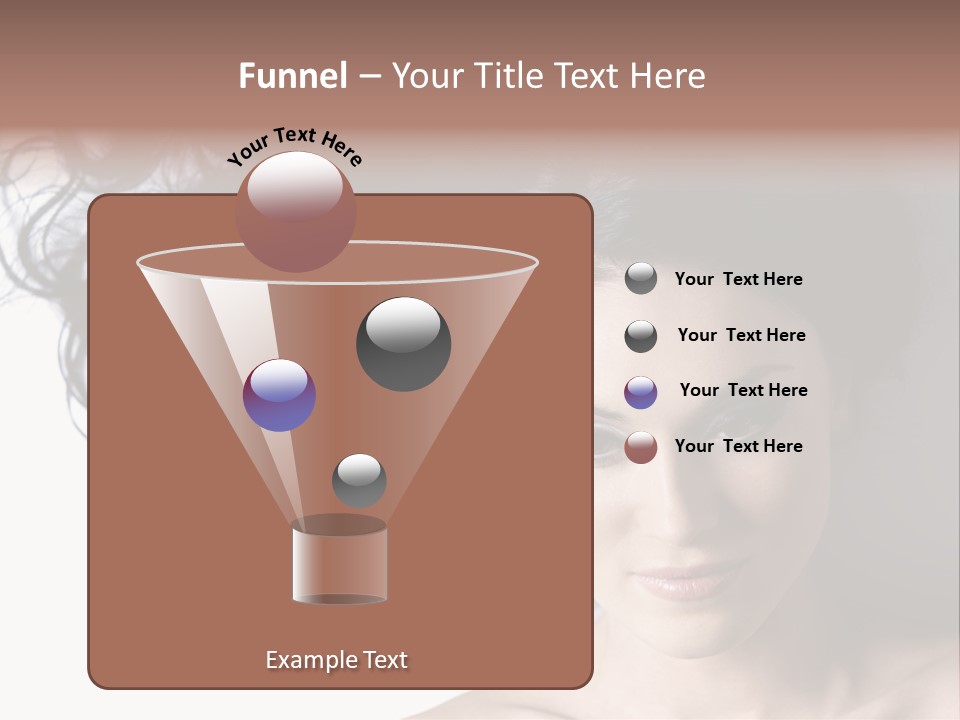 Close Up Bright Skin PowerPoint Template