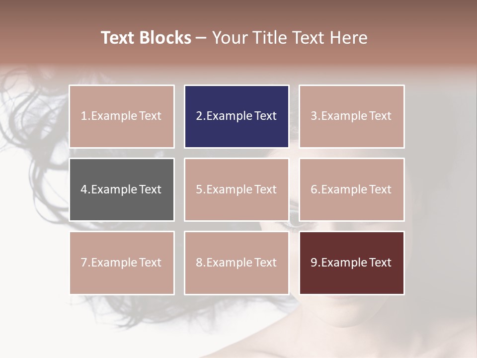 Close Up Bright Skin PowerPoint Template