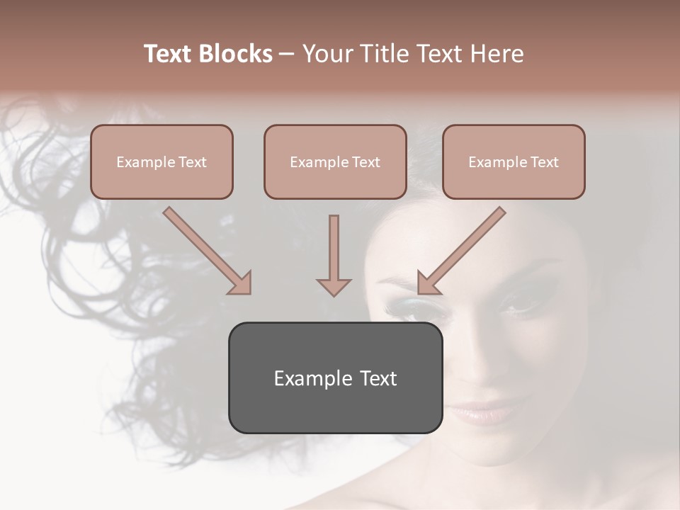 Close Up Bright Skin PowerPoint Template