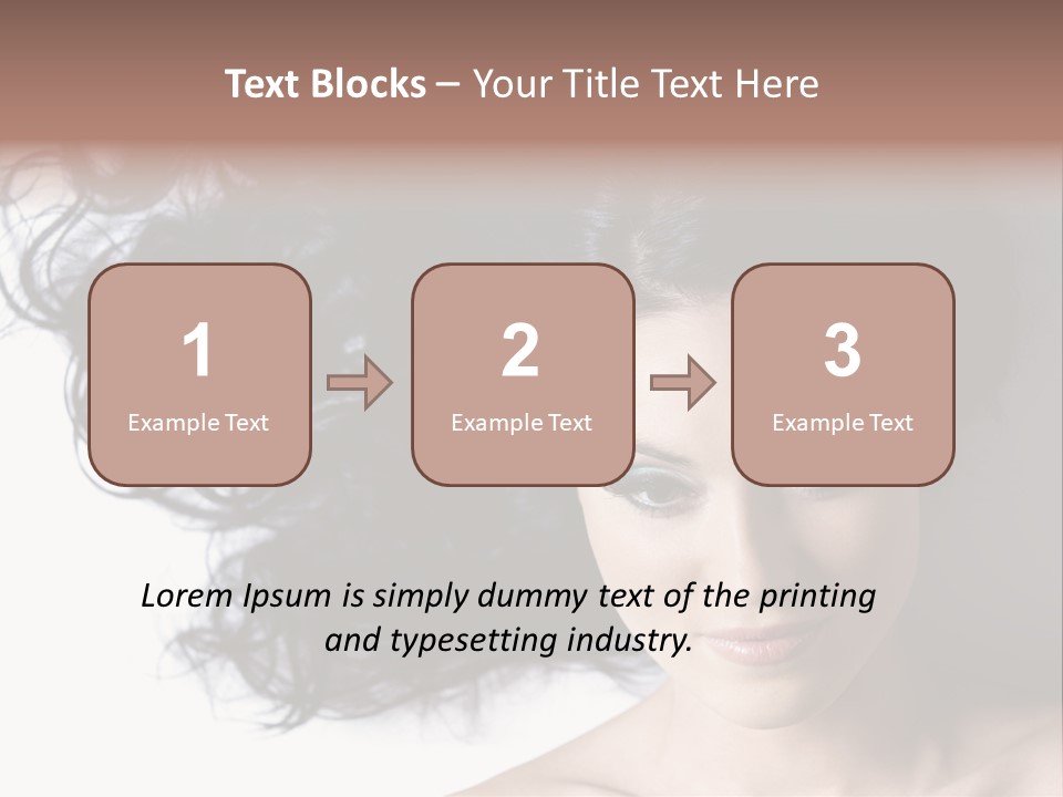 Close Up Bright Skin PowerPoint Template