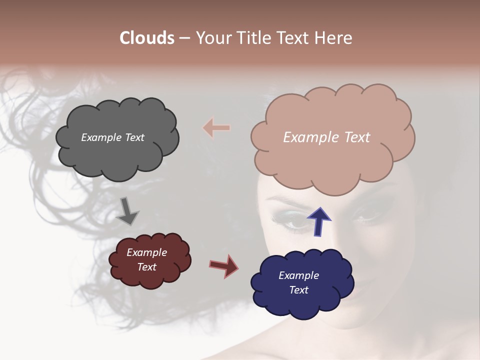 Close Up Bright Skin PowerPoint Template