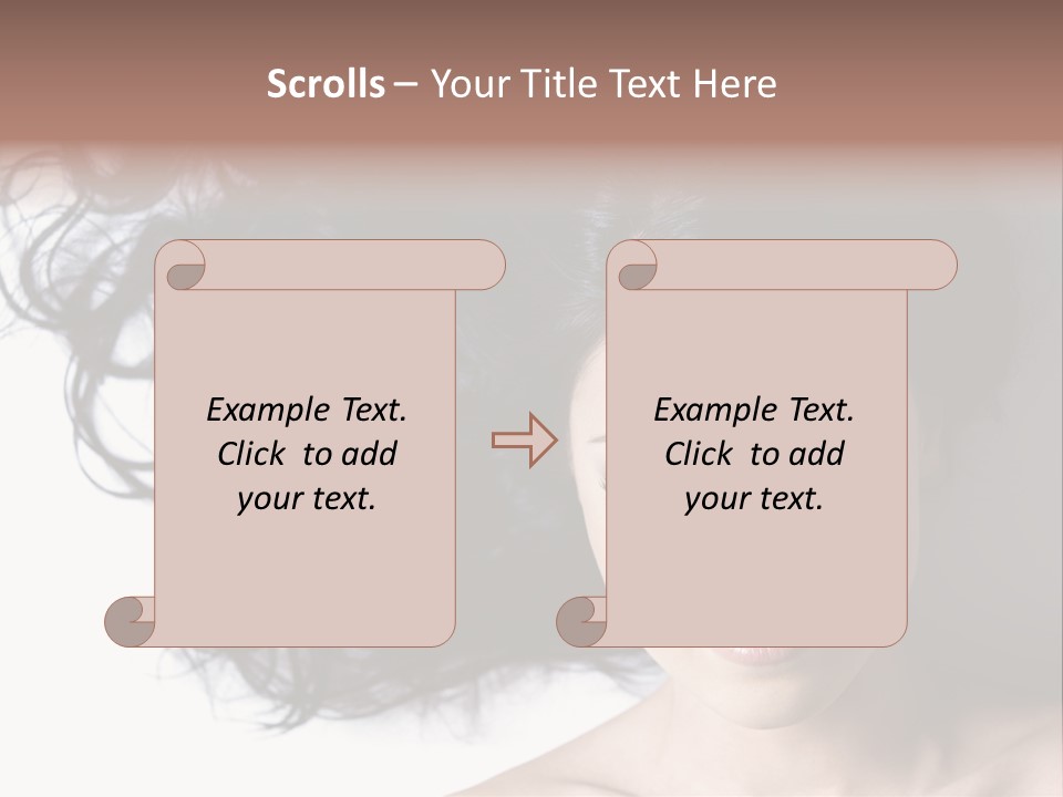 Close Up Bright Skin PowerPoint Template