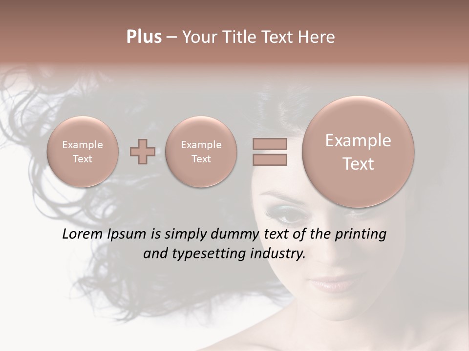 Close Up Bright Skin PowerPoint Template