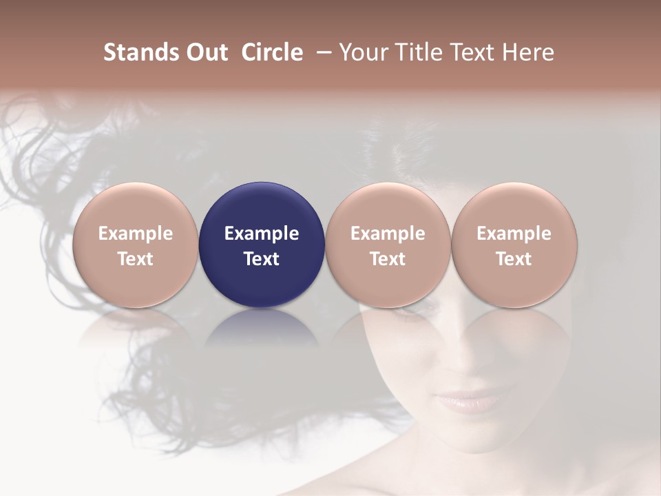 Close Up Bright Skin PowerPoint Template