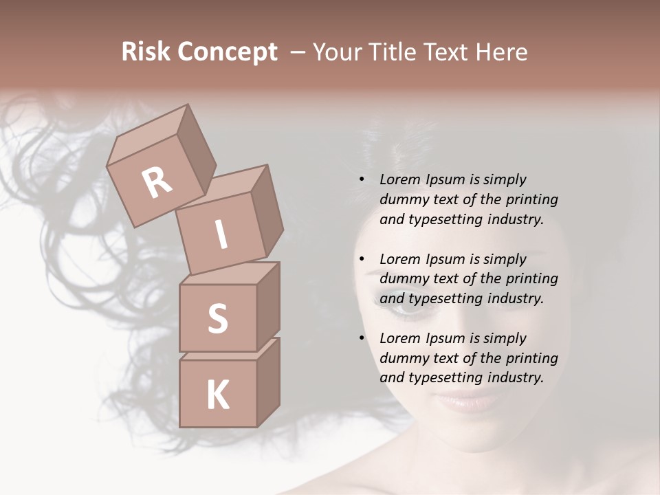 Close Up Bright Skin PowerPoint Template