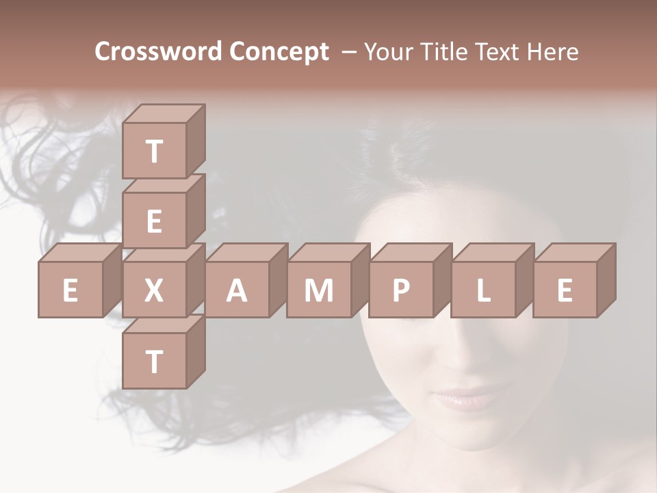 Close Up Bright Skin PowerPoint Template