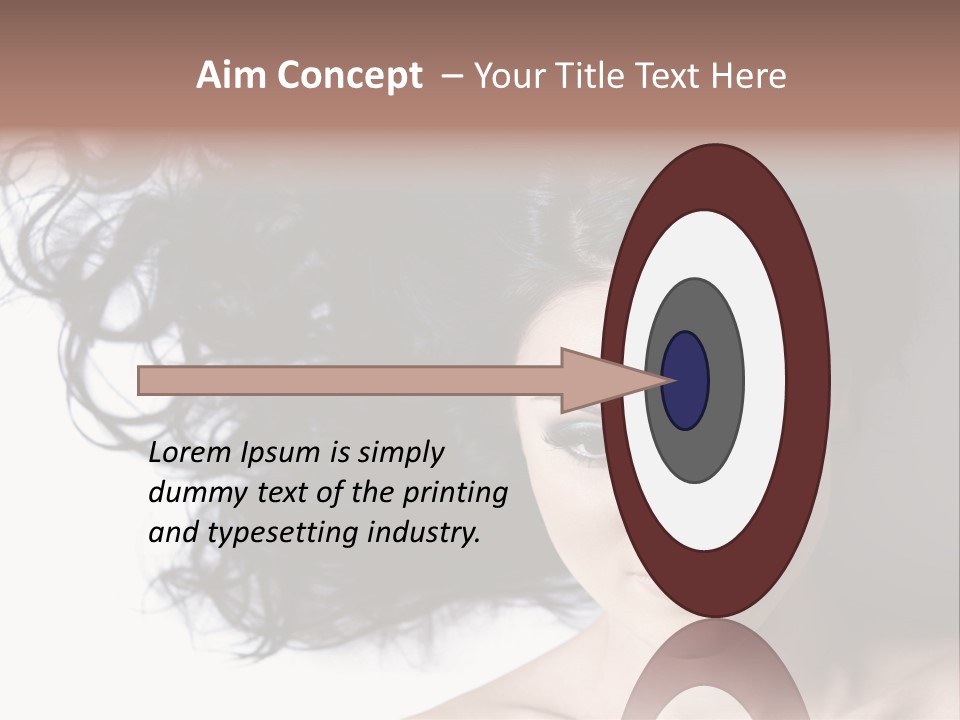 Close Up Bright Skin PowerPoint Template