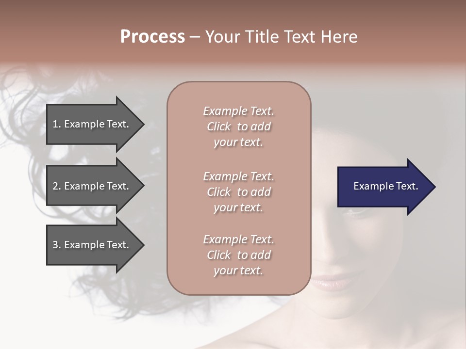 Close Up Bright Skin PowerPoint Template