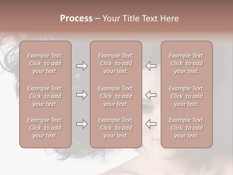 Close Up Bright Skin PowerPoint Template