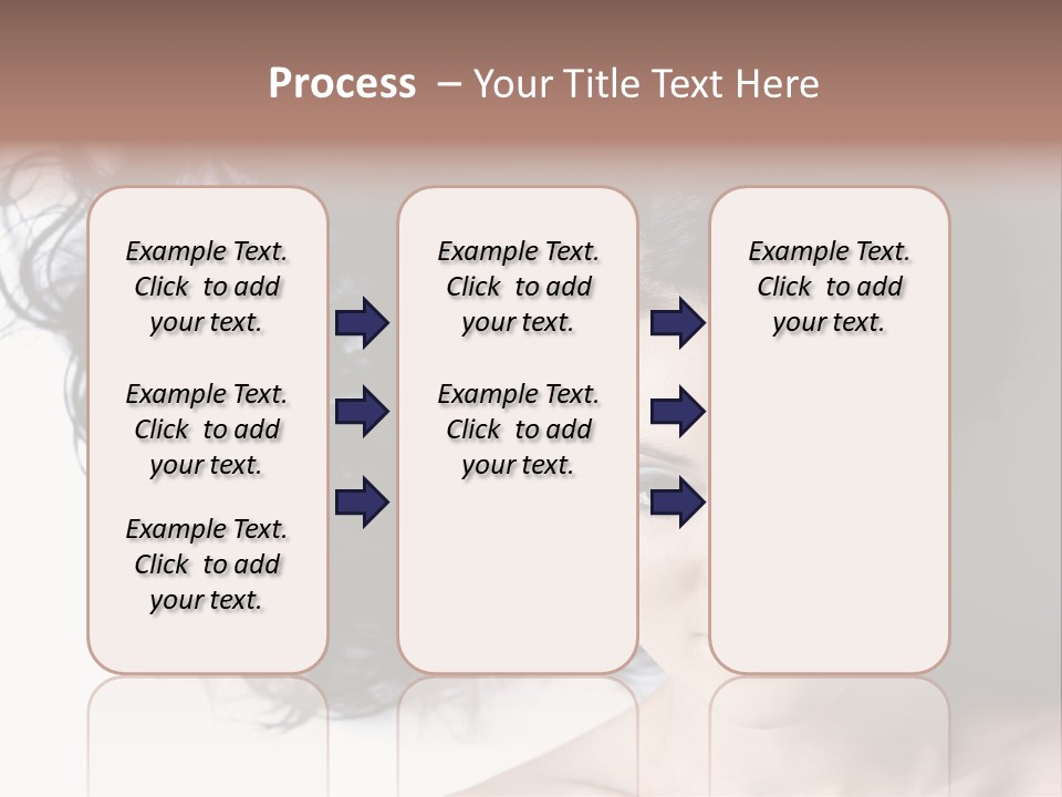 Close Up Bright Skin PowerPoint Template