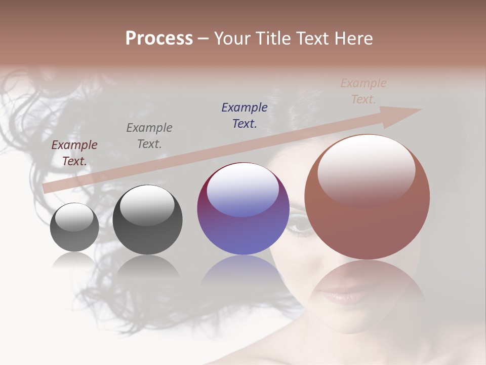 Close Up Bright Skin PowerPoint Template