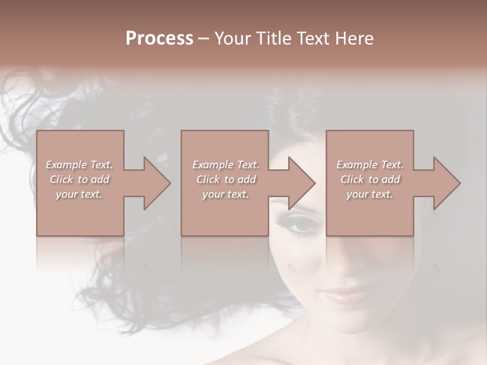 Close Up Bright Skin PowerPoint Template