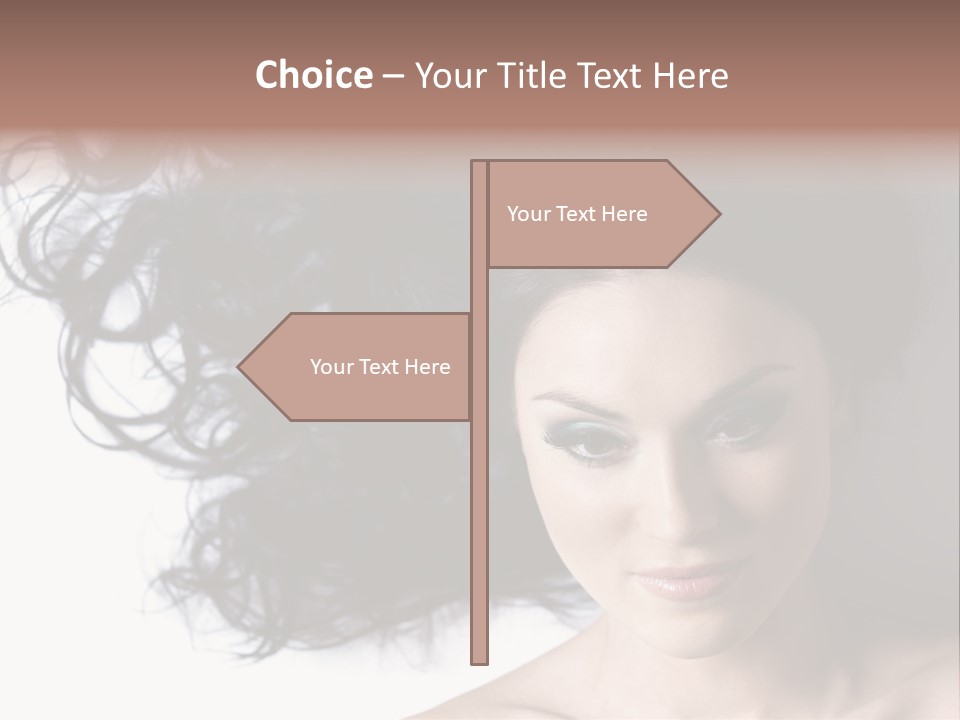 Close Up Bright Skin PowerPoint Template