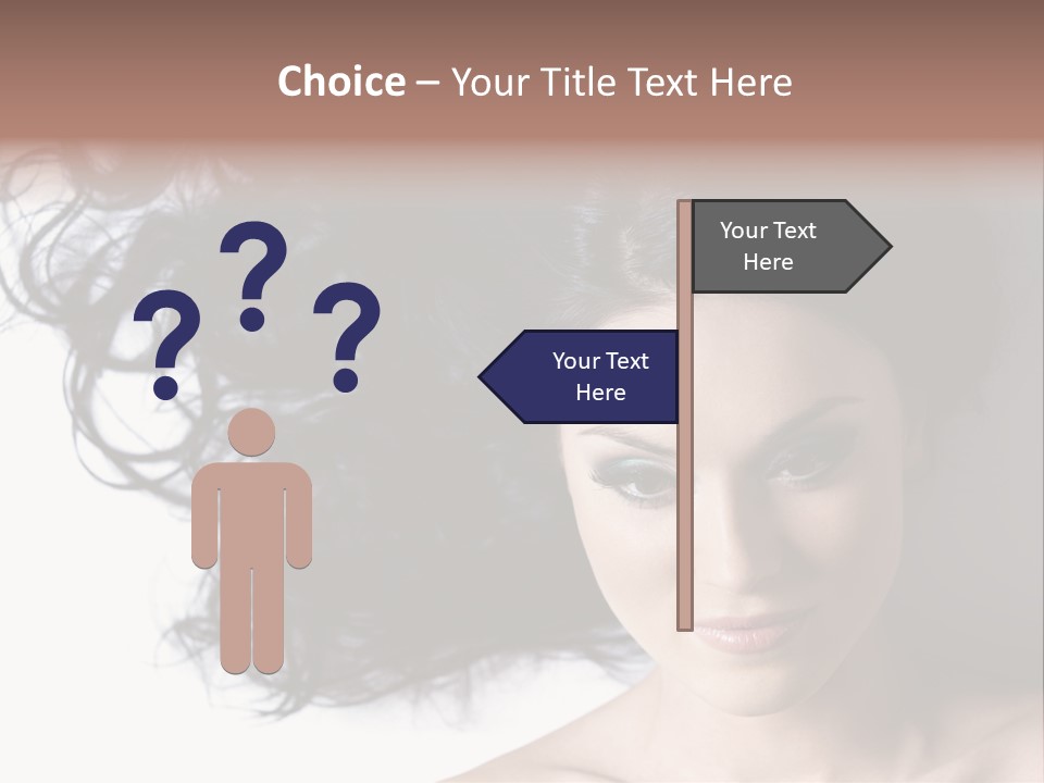 Close Up Bright Skin PowerPoint Template