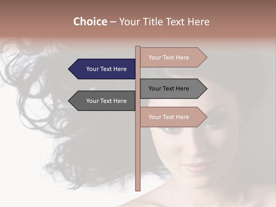 Close Up Bright Skin PowerPoint Template