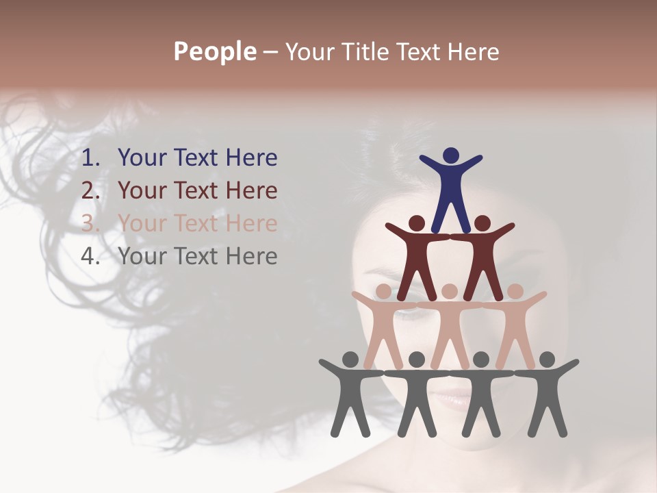 Close Up Bright Skin PowerPoint Template