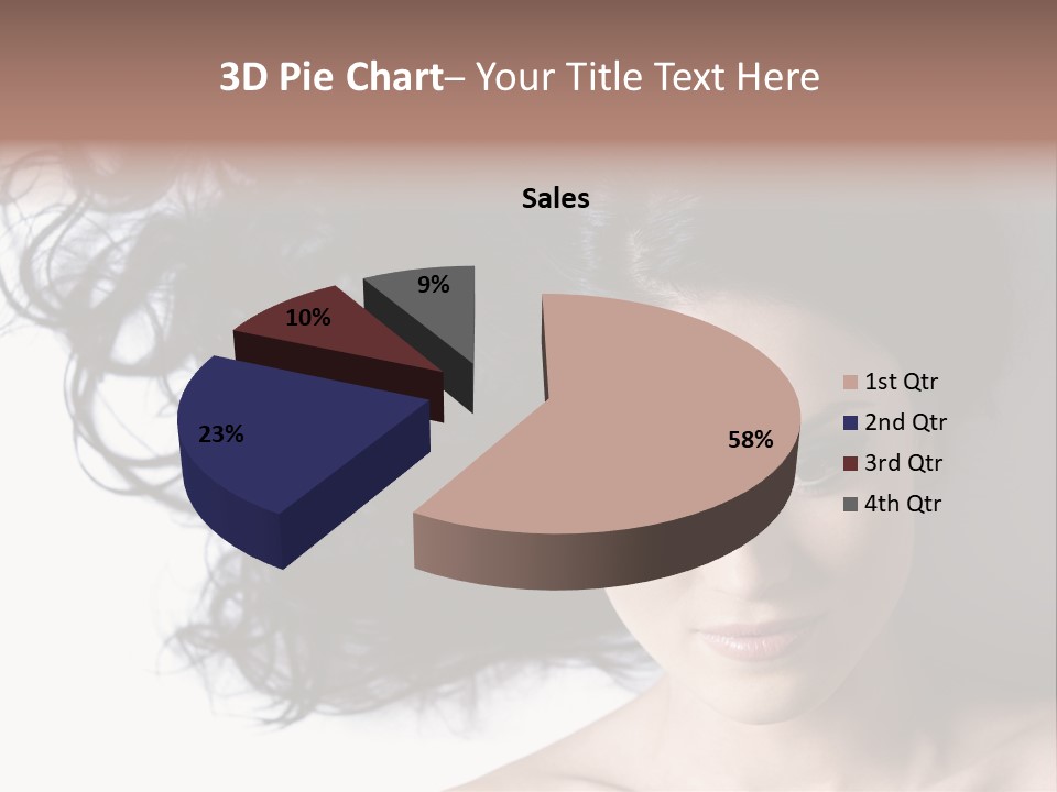 Close Up Bright Skin PowerPoint Template