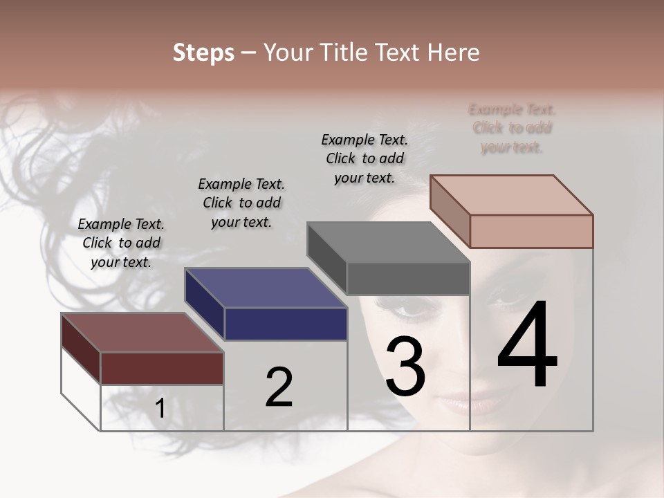Close Up Bright Skin PowerPoint Template