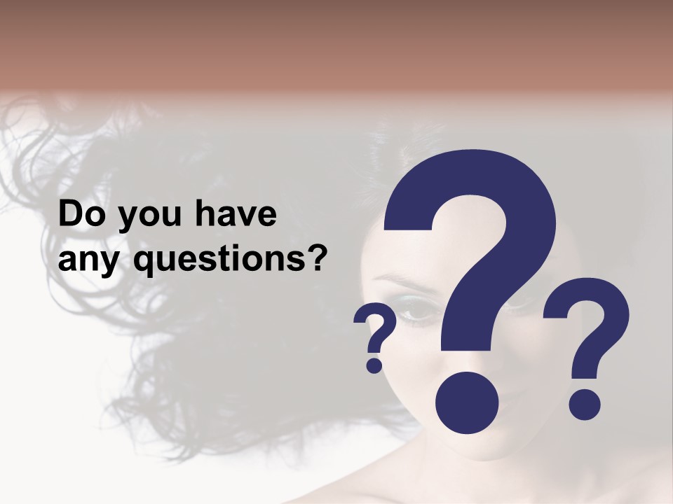 Close Up Bright Skin PowerPoint Template