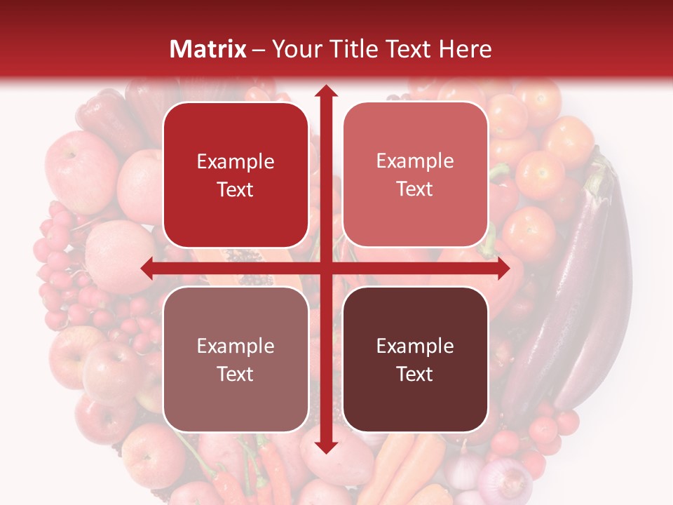 Isolated Fresh Grape PowerPoint Template