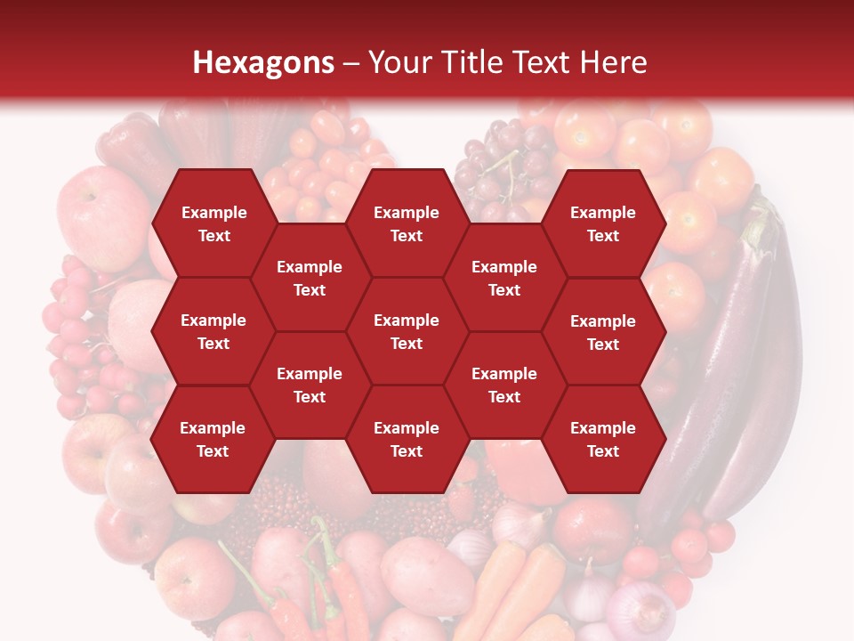 Isolated Fresh Grape PowerPoint Template