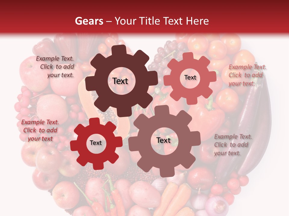 Isolated Fresh Grape PowerPoint Template